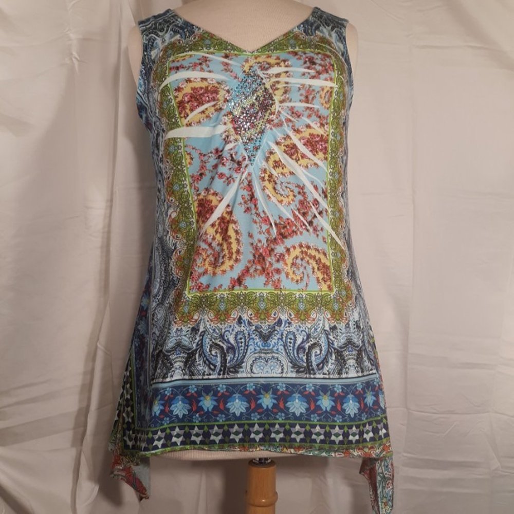 Live And Let Live Sublimation Shirt Small Embellished GUC - Picture 8 of 8